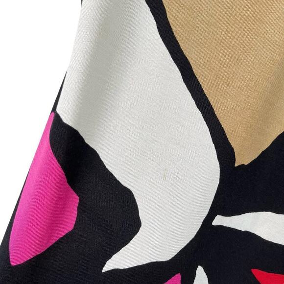 Diane Von Furstenberg The Abrigo Long Sleeve Silk Wrap Dress in Miro Flowers, 4 - Picture 12 of 12
